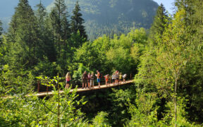 Soška pot Na planinskem taboru za družine smo se podali po Soški poti