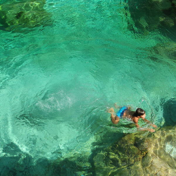 Planinski tabor Edlothia Plavanje v Soči le za najbolj pogumne